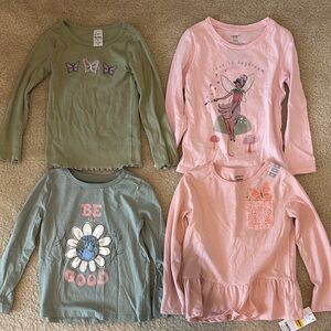 Carter’s Girls Long Sleeve Top Bundle